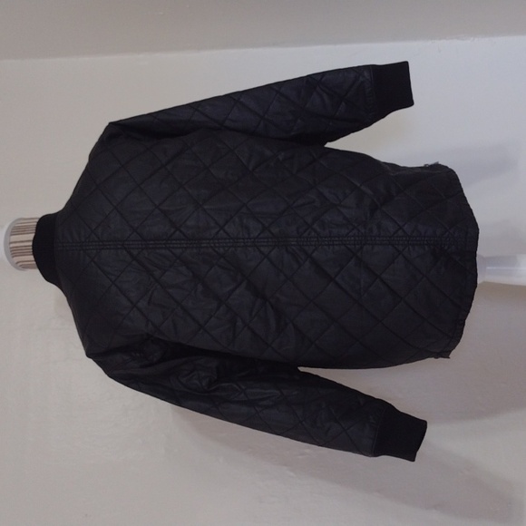 Madewell Black Quilted Session Full Zip Bomber Jacket Size S - Picture 13 of 15